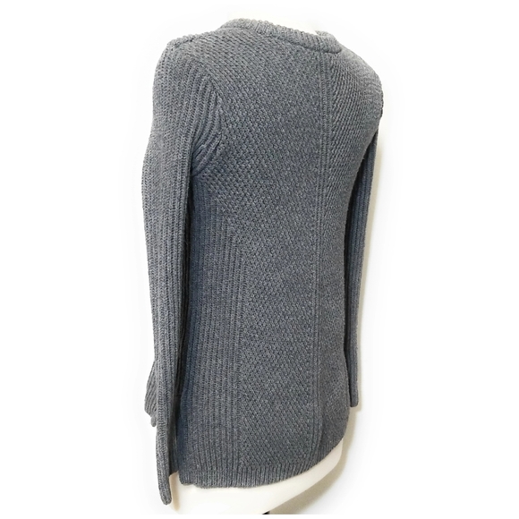 MADEWELL Gray Textured Crewneck Sweater Size S - Picture 4 of 8